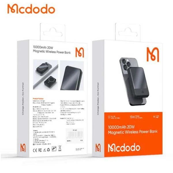 پاوربانک مکدودو مدل MC-426 ظرفیت 10000 ملی آمپر ساعت