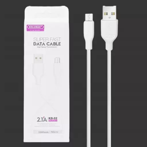 کابل تبدیل USB به Type-C کلومن مدل KD-02 طول 1 متر