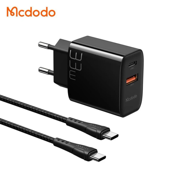 شارژر دیواری مکدودو مدل CH-0922 به همراه کابل تبدیل USB-C